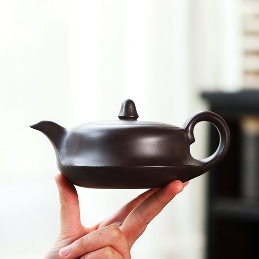 Smooth Sailing Design-Yixing Teapot in Purple Clay