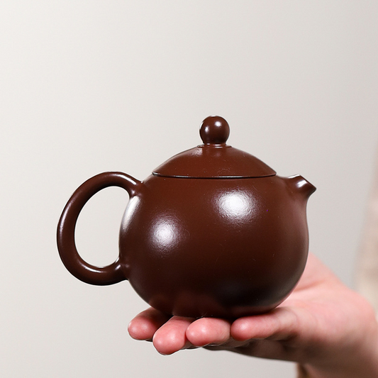 Dragon Egg 190ML-Yixing Teapot in Purple Clay