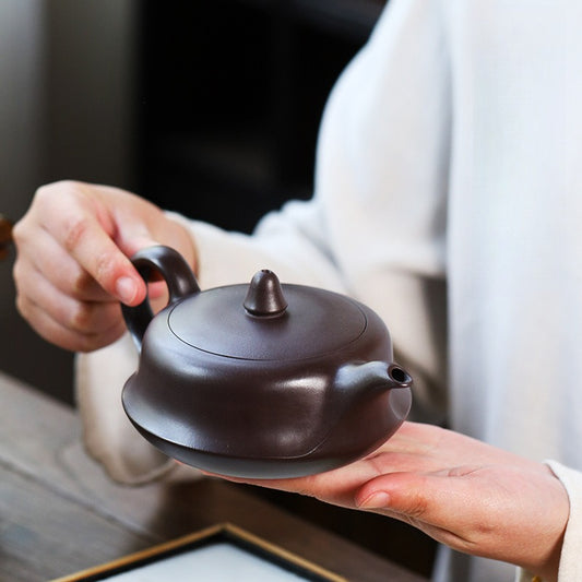 Smooth Sailing Design-Yixing Teapot in Purple Clay