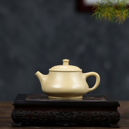 Wide-Mouth Stone Dipper 200ML-Yixing Teapot in Benshan Green Clay